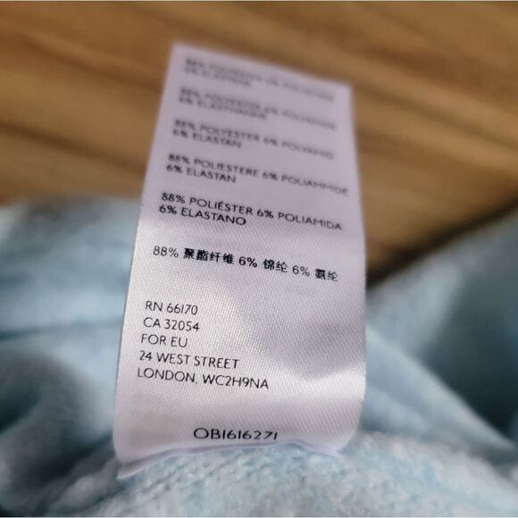 🆕 Free People Intimately Living In This Pullover Soft Cozy Sweater Light Blue - Picture 14 of 14